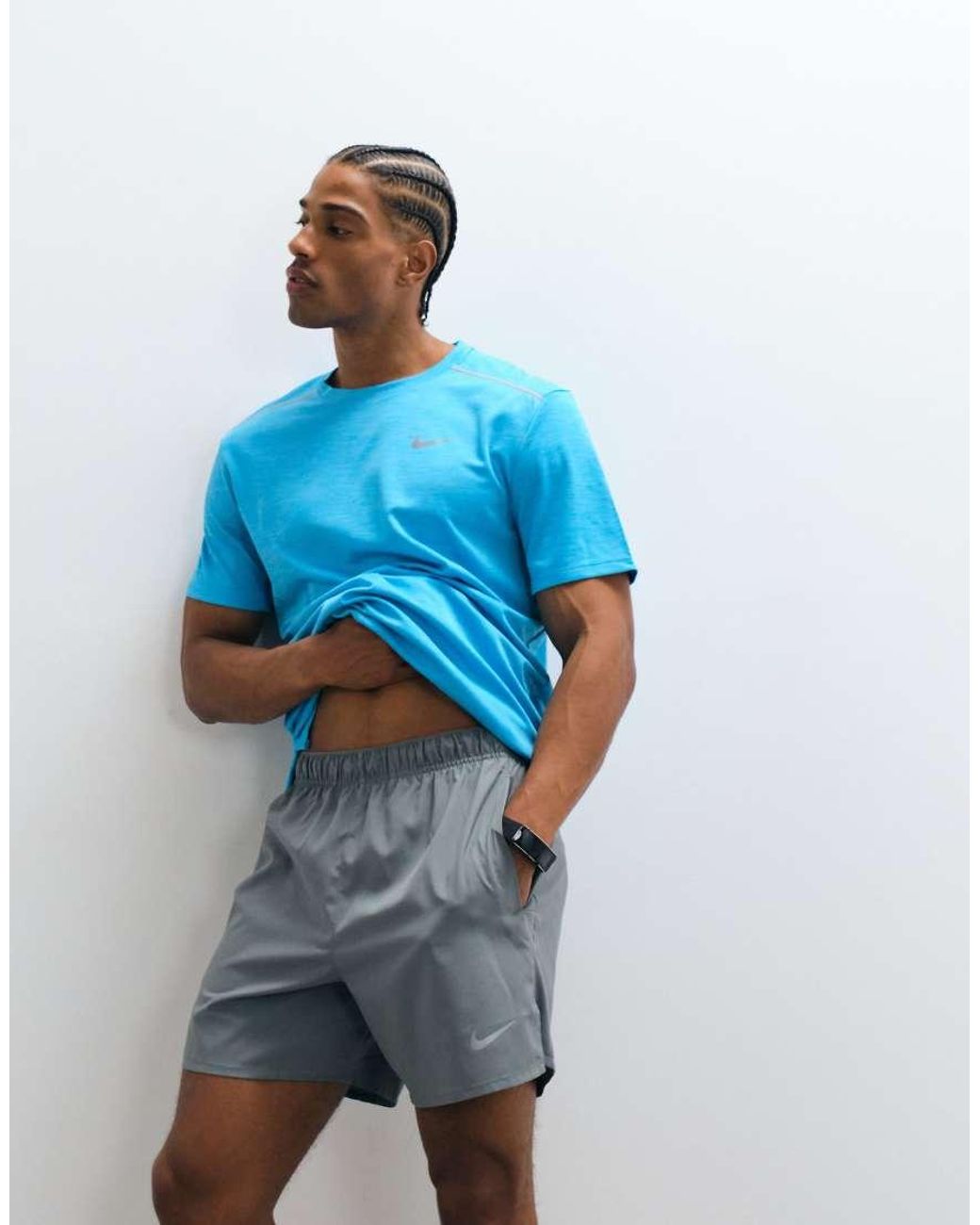 Nike White Dri-fit Challenger 5bf Shorts for men