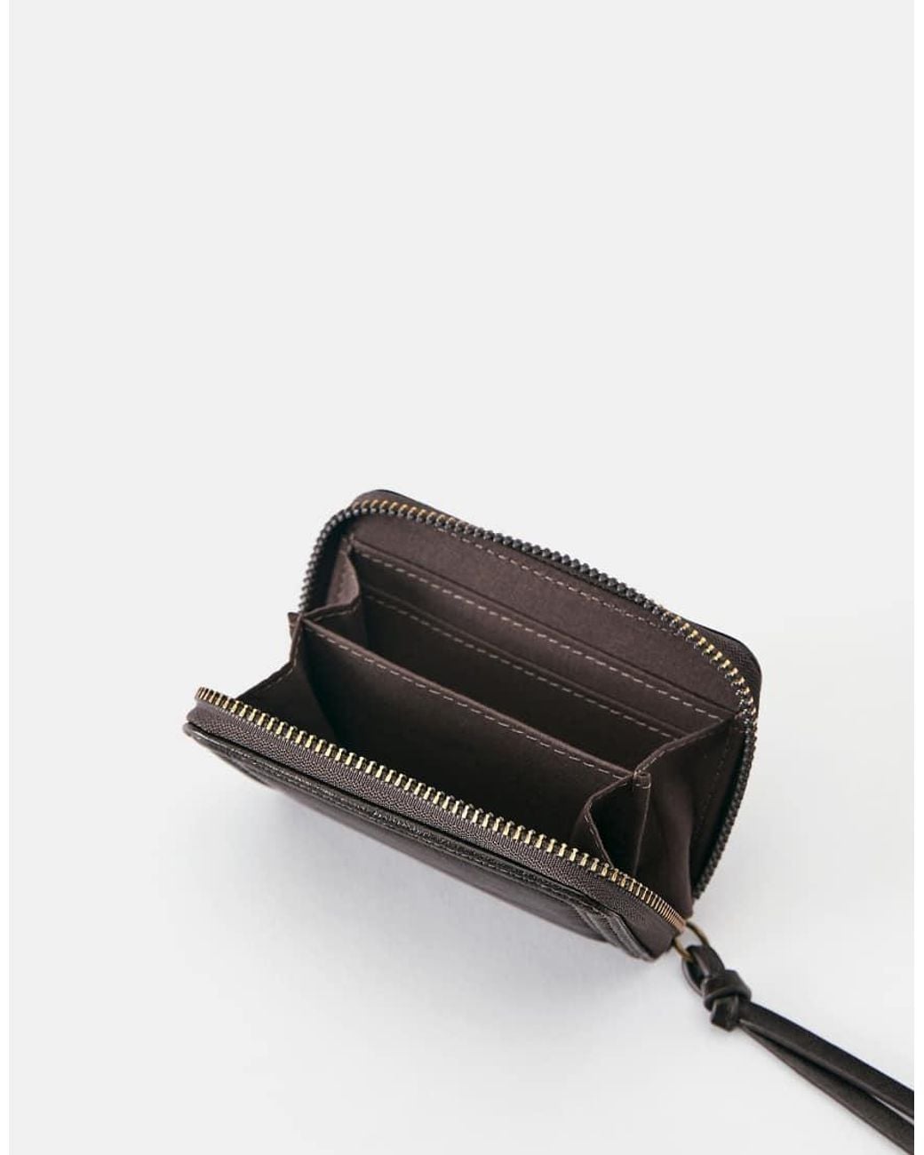 Pull&Bear Black Distressed Wallet