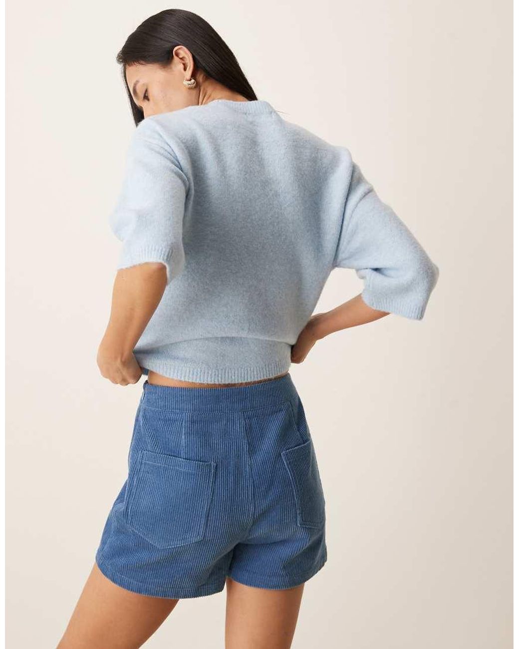 Minigonna Pantalone di Threadbare in Blue