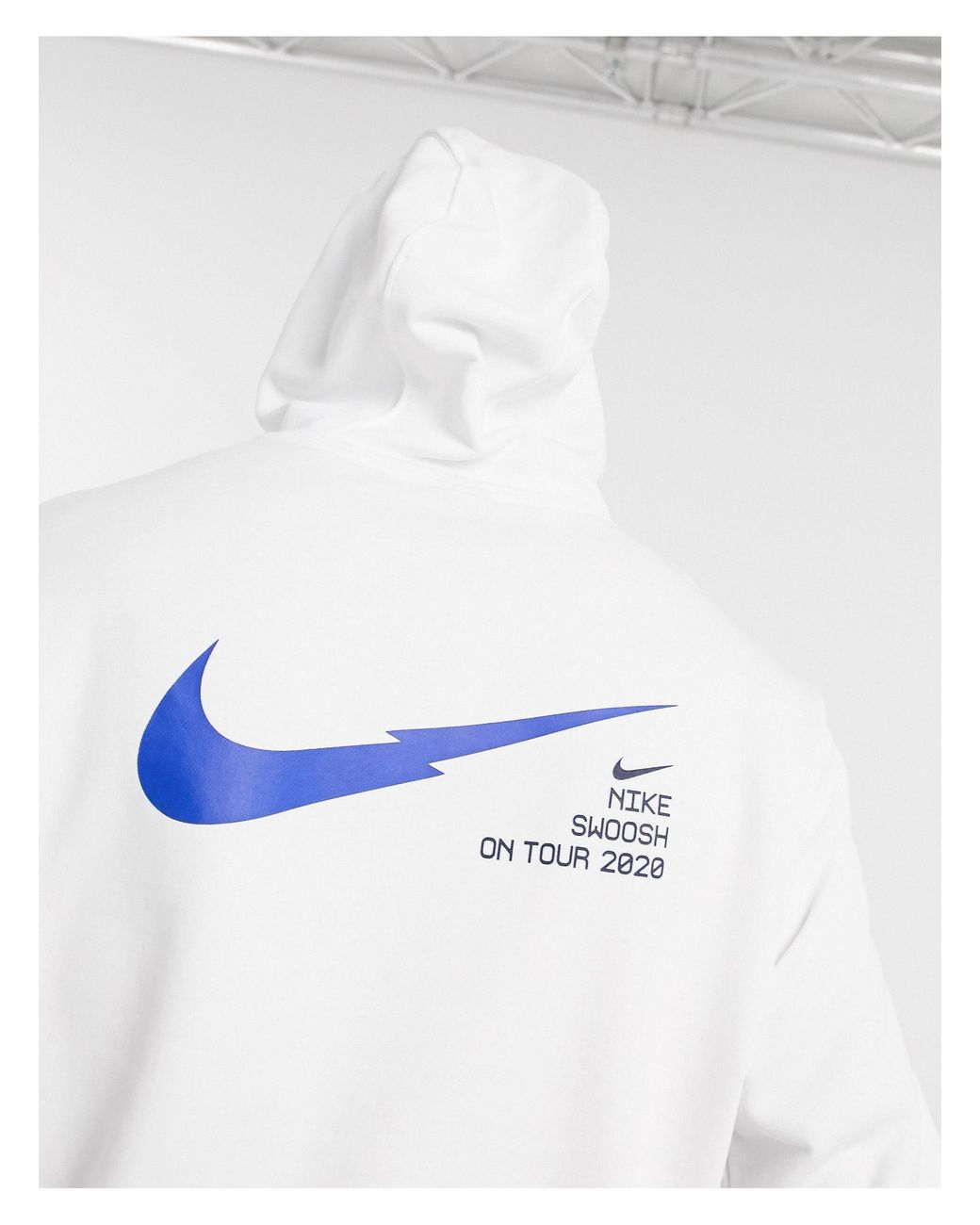 nike swoosh hoodie weiss