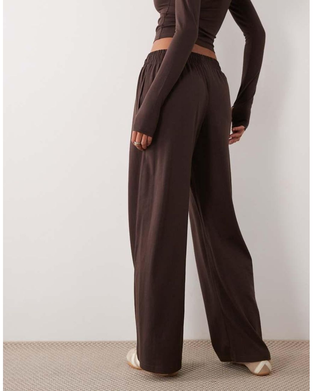 Kaiia Brown Wide Leg Trackies