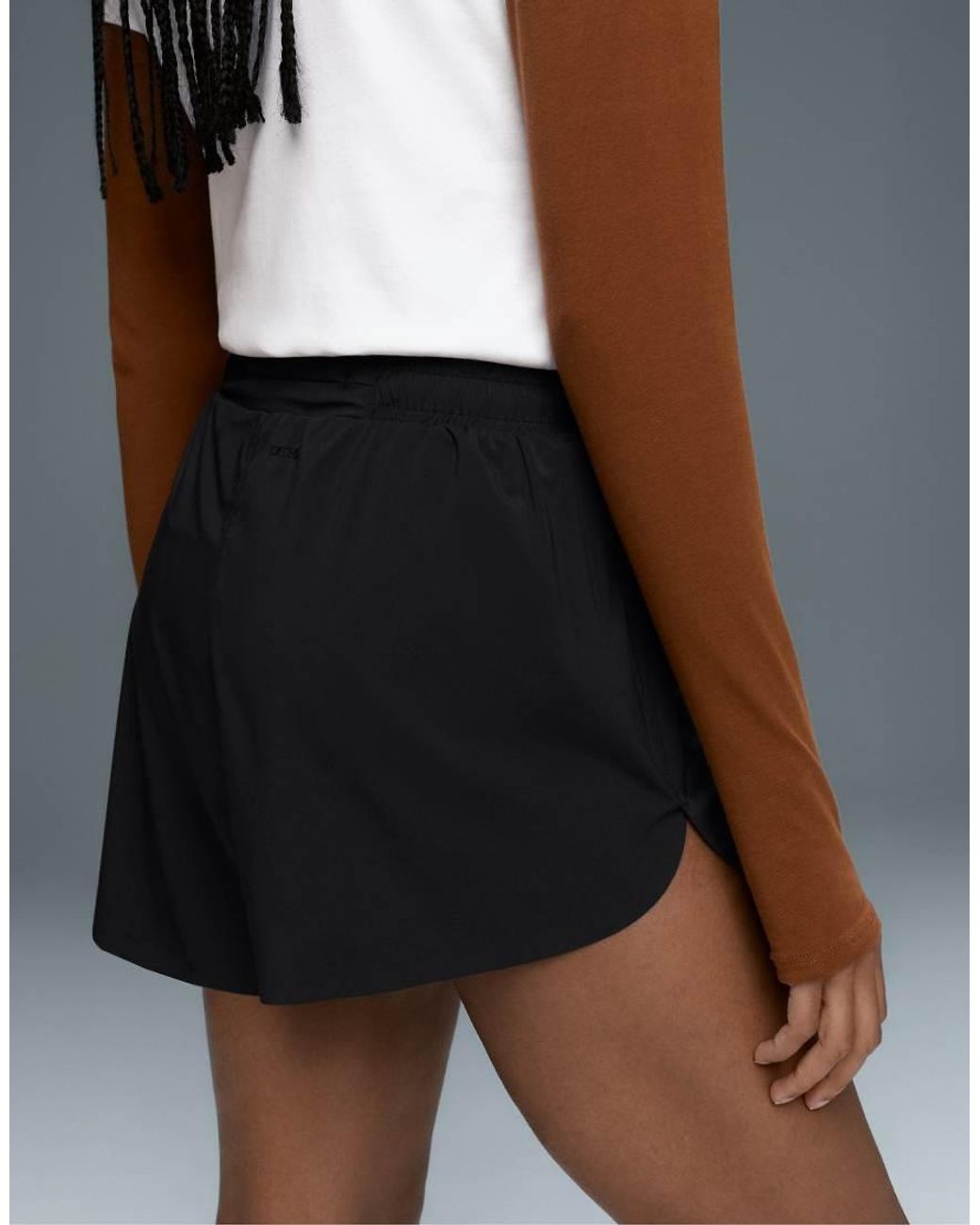 Oysho Black 6Cm Low-Rise Technical Shorts