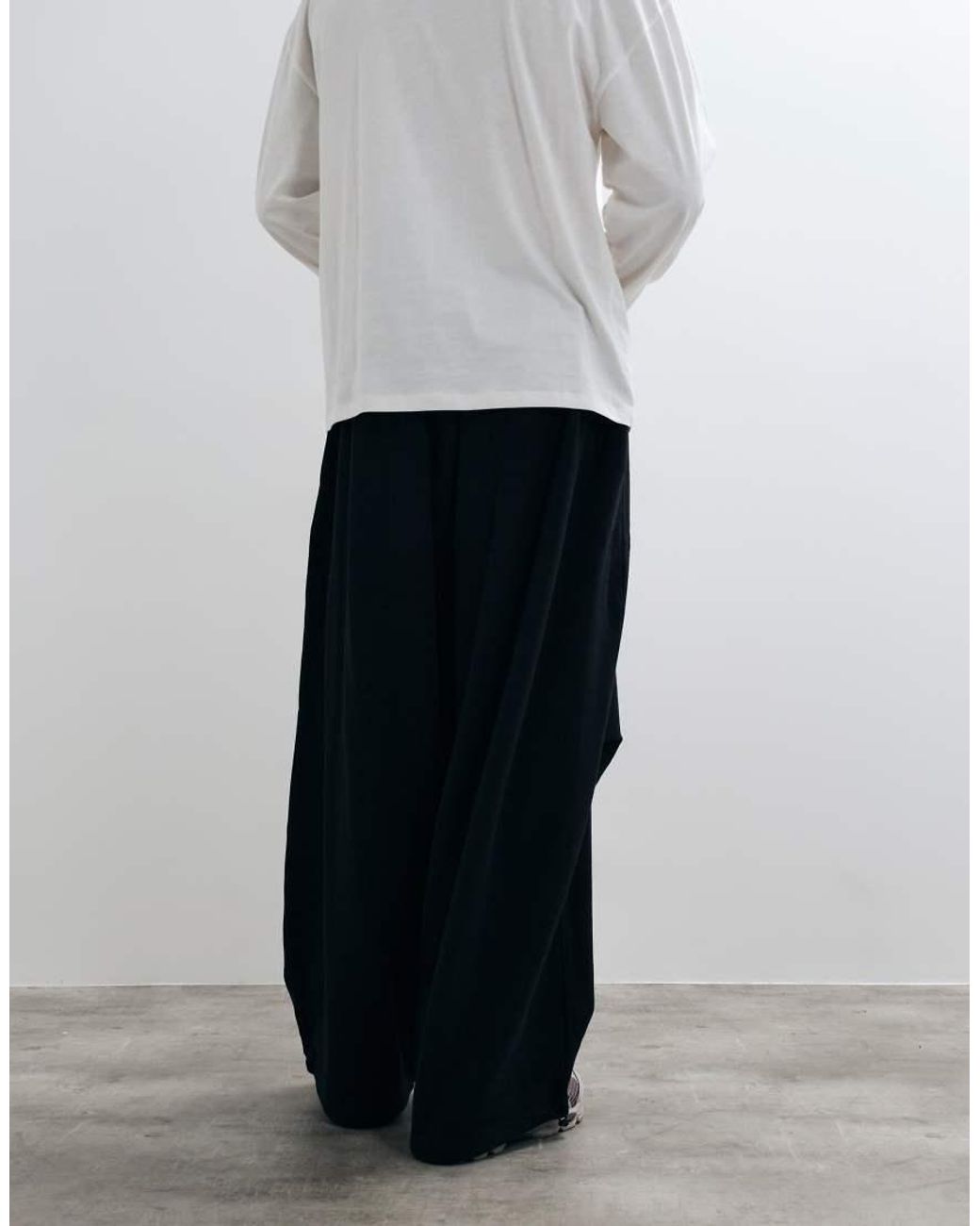 Collusion White Xl baggy jogger for men