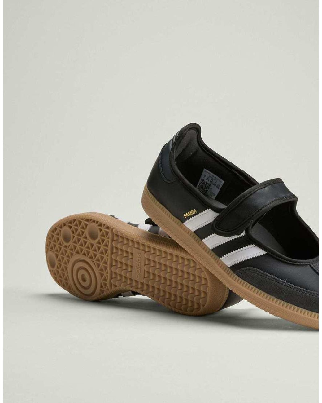 Adidas Originals White Samba Mary Jane Flats