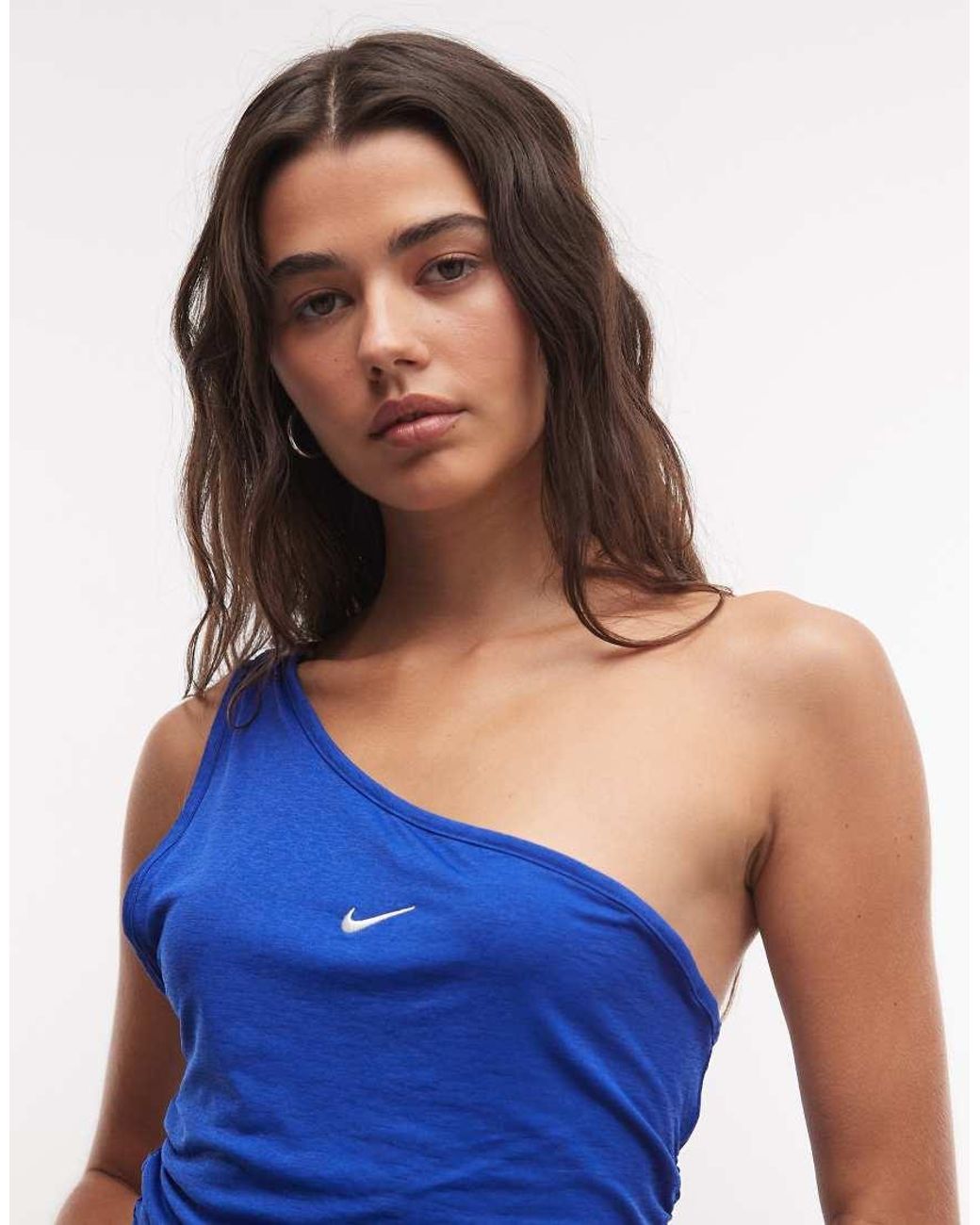 Nike Blue One Shoulder Tank