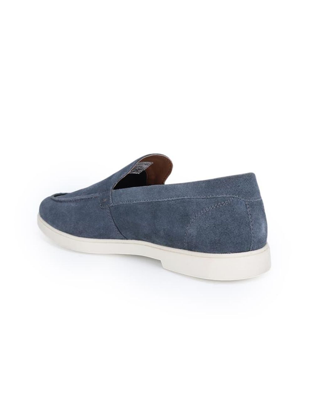 Thomas Crick Black 'Faldo' Suede Leather Slip-On Casual Loafer Shoes for men