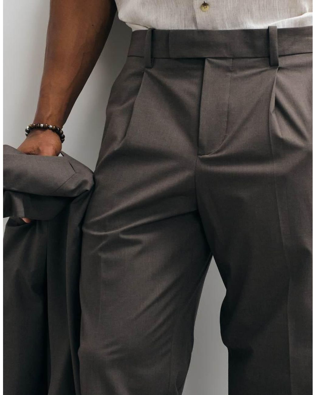 Mango Gray Boston Regular Fit Suit Trouser Co-ord for men