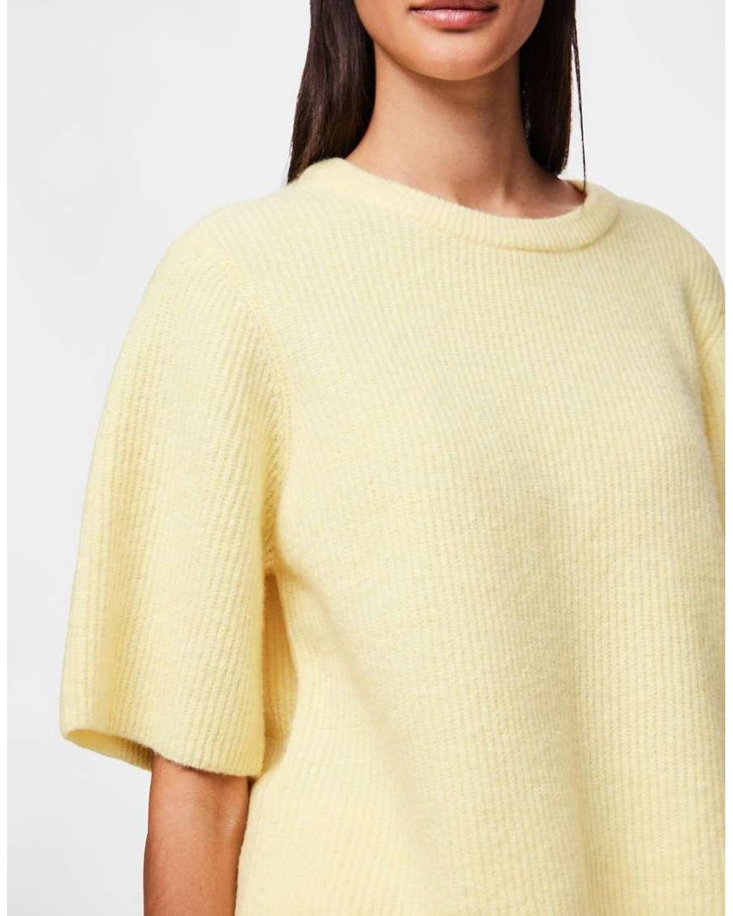 Pieces White Knitted Top