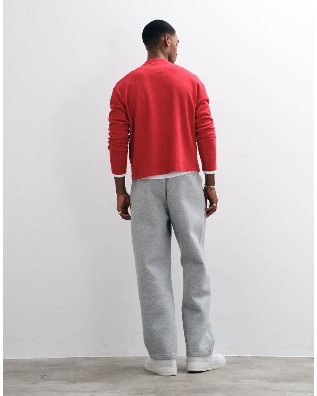 Jack & Jones Red Scubastyle Straight Joggers for men