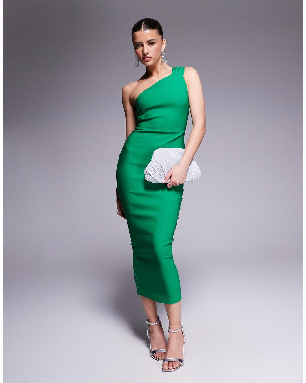 slim fit dress slacks Vesper Keyhole Maxi Dress