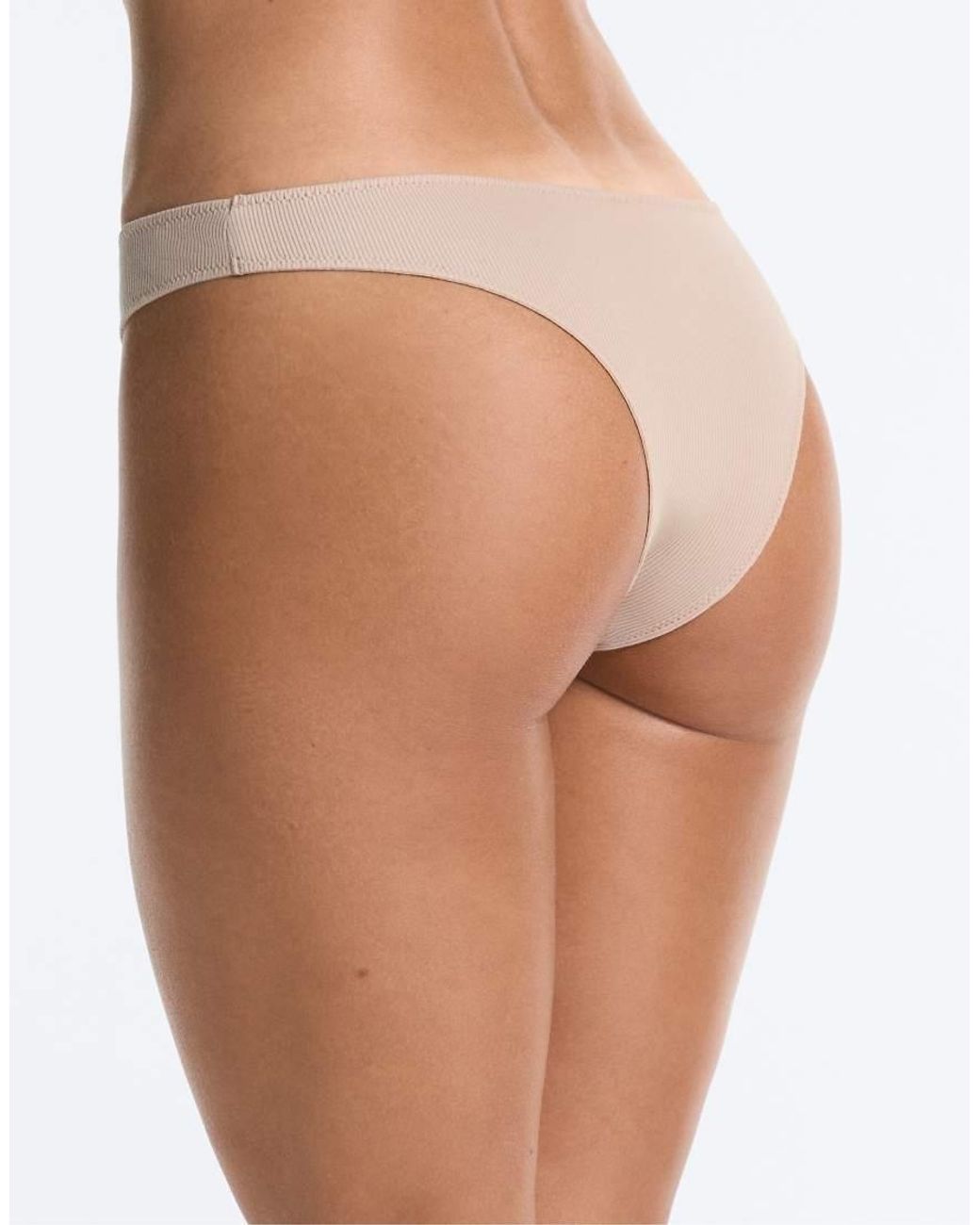 Oysho White 5 Cotton Blend Brazilian Briefs