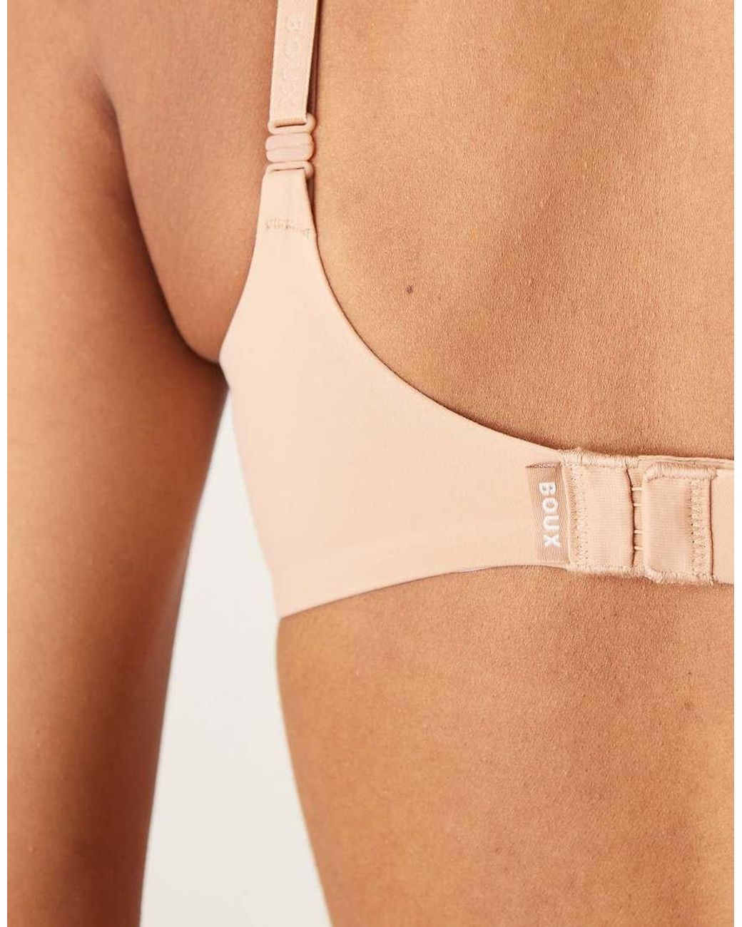 Boux Avenue Natural Ultra Light Microfibre Plunge T-Shirt Bra