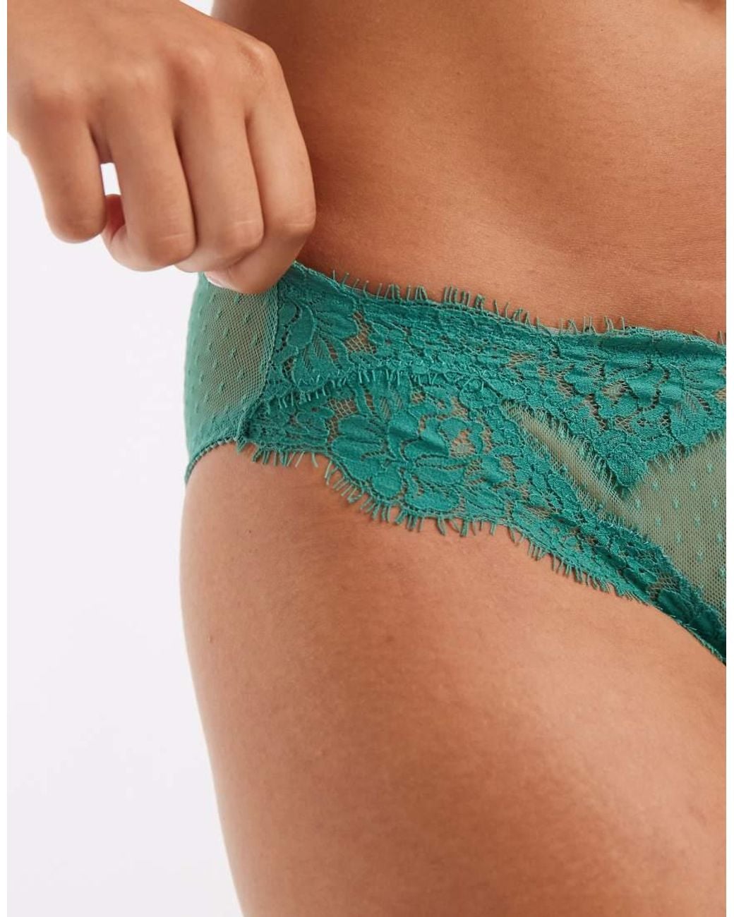 Free People Green Fiona Brief