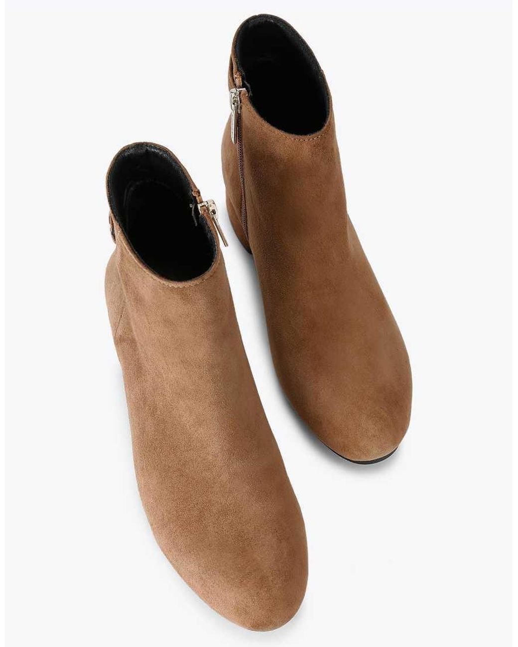 Carvela Kurt Geiger Brown Gaia Ankle2 Low Ankle Boots