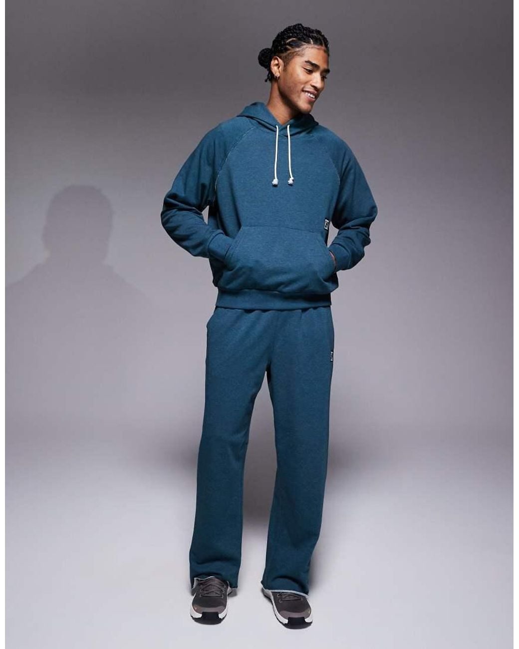 nike sportswear heritage hoodie blue