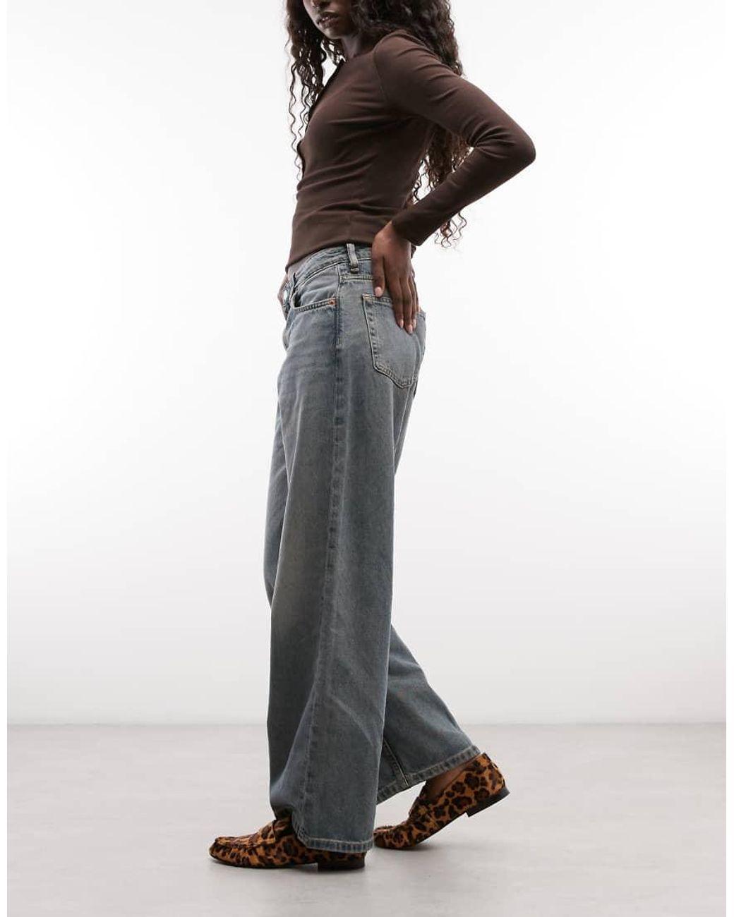 Weekday Blue Missy Low Waist baggy Fit Jeans