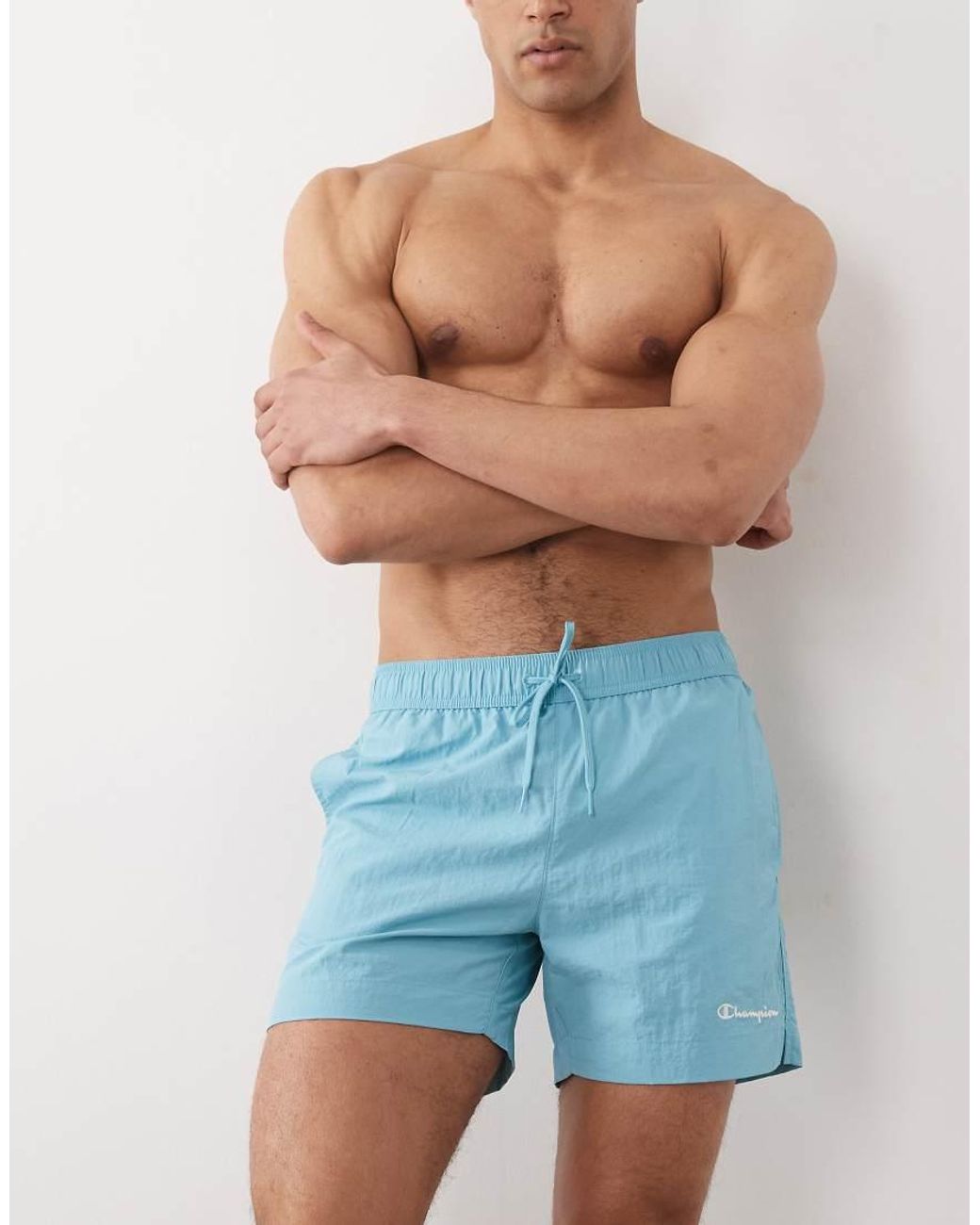 Champion Blue Swim Shorts for men