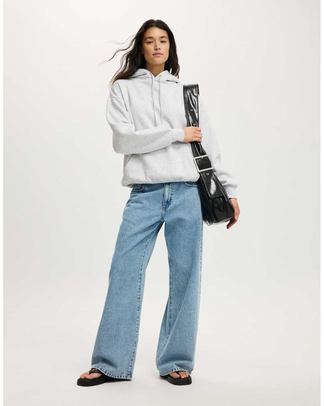 Cotton On White Premium Oversized Hoodie