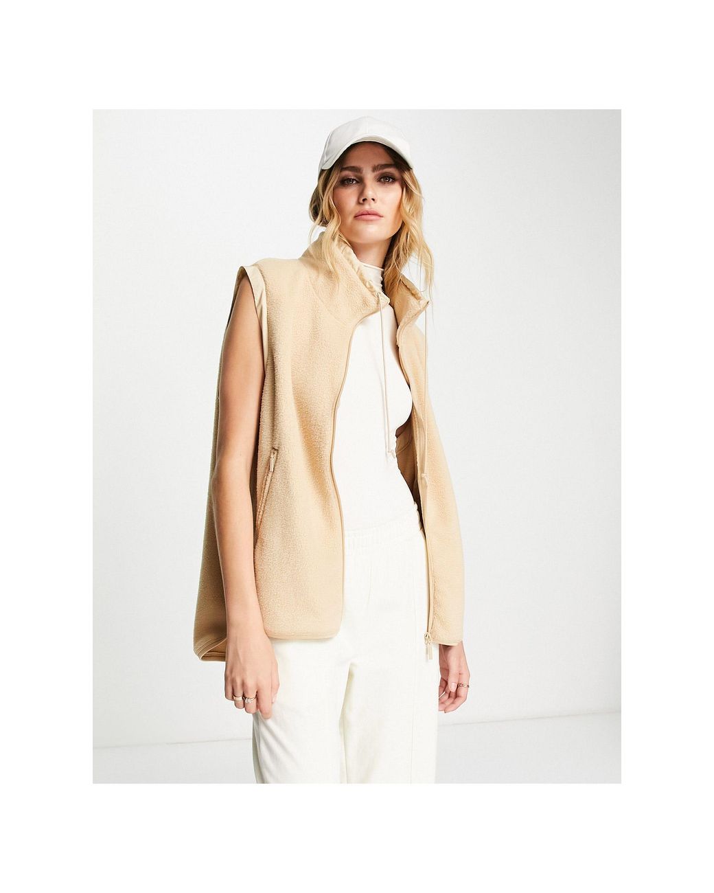 adidas Originals mountain explorer gilet in WeiB Lyst DE