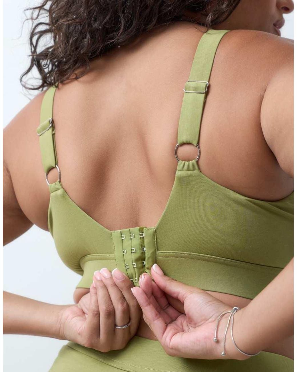 RIEN STUDIO Green Fuller Bust Maya Bralet