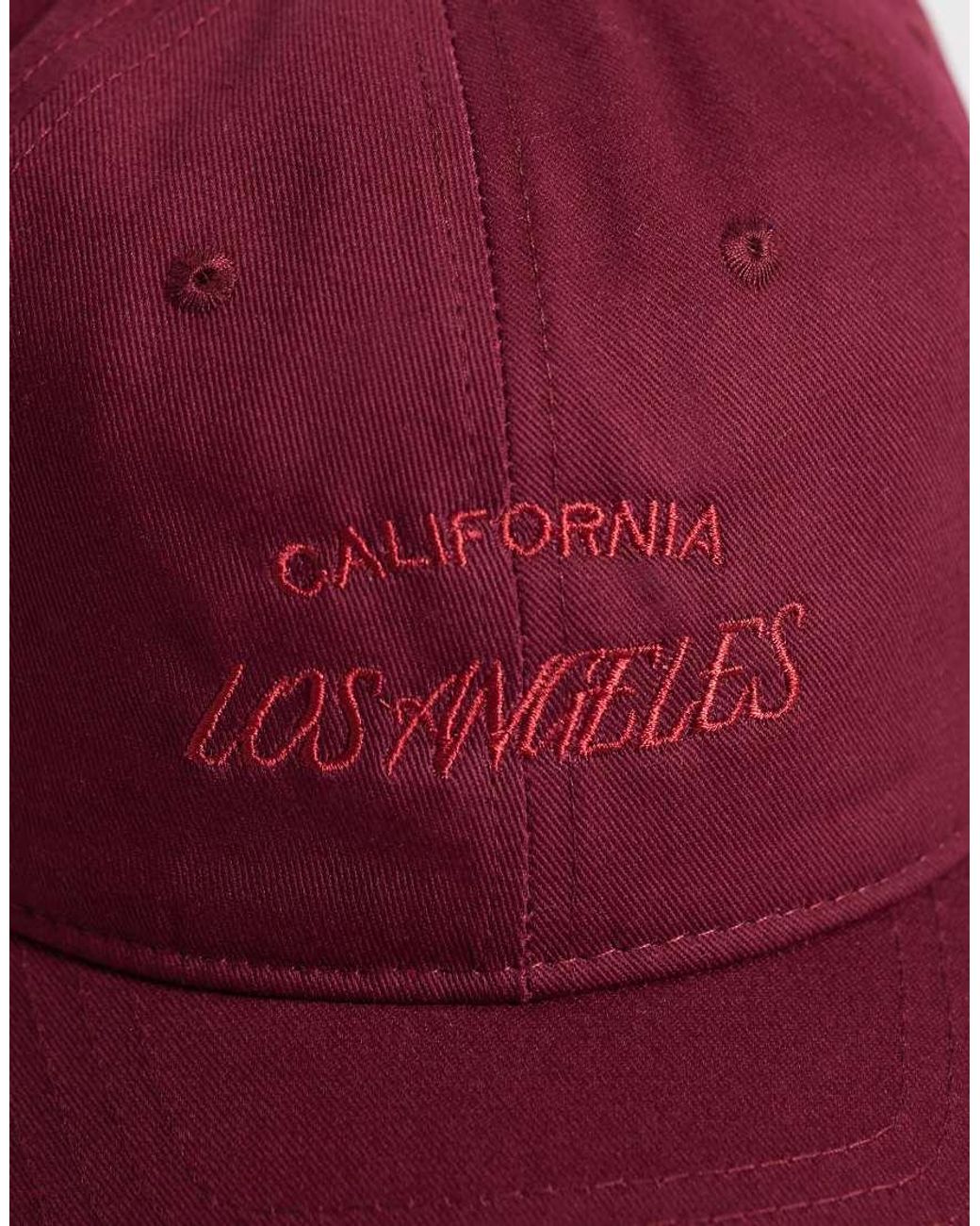 SUI AVA Red Los Angeles Cap