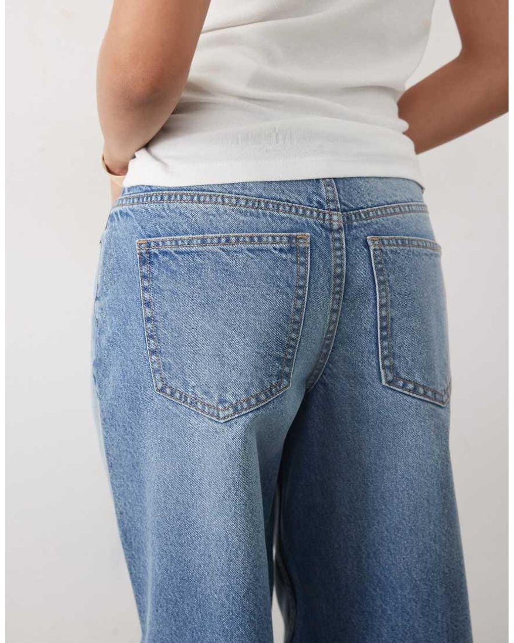 Miss Selfridge Blue baggy Jeans