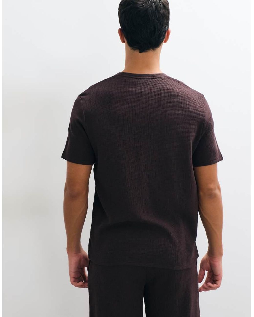 Boss Black Co-Ord Waffle T-Shirt for men