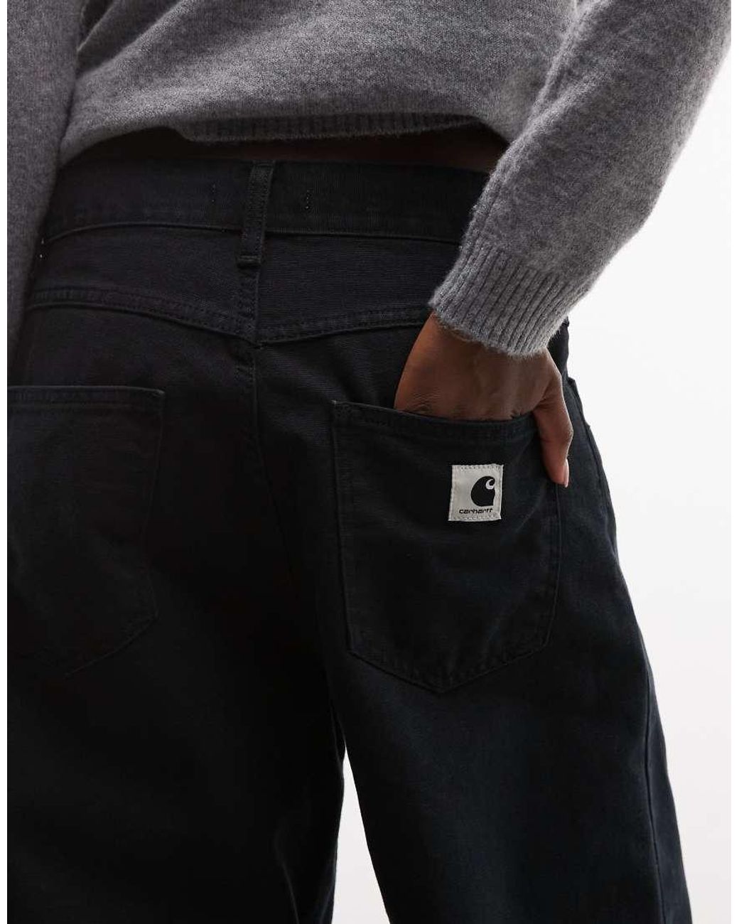 Carhartt Gray Brandon Loose Fit Trousers