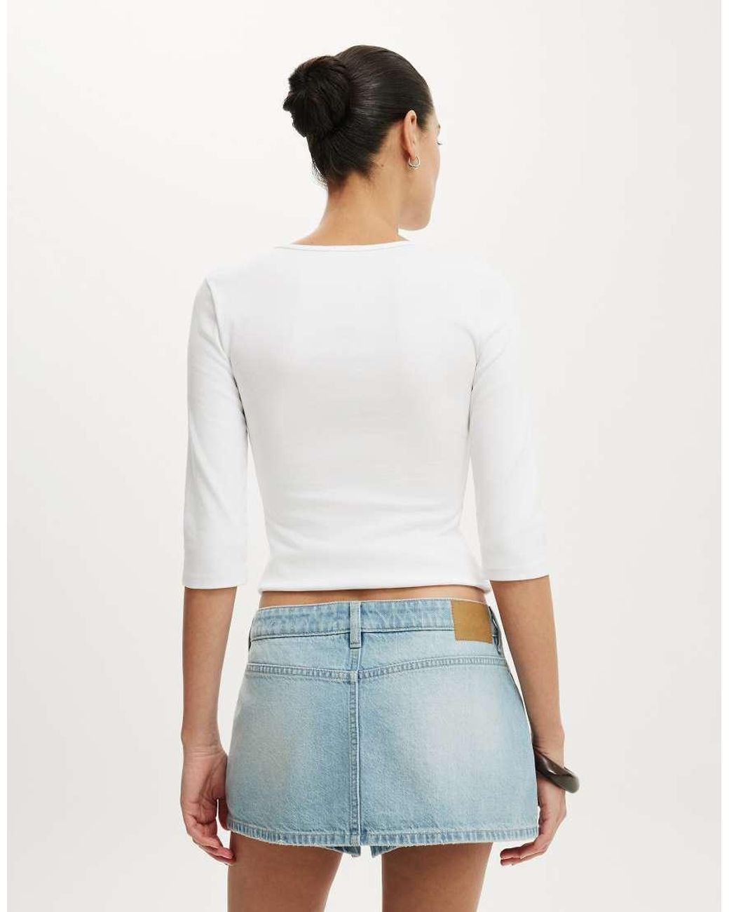 Cotton On Blue Original Denim Skort