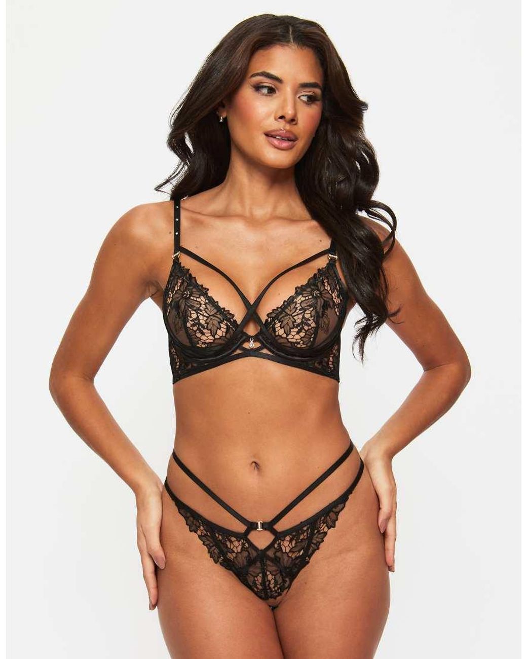 Ann Summers Black Untold Desire Thong