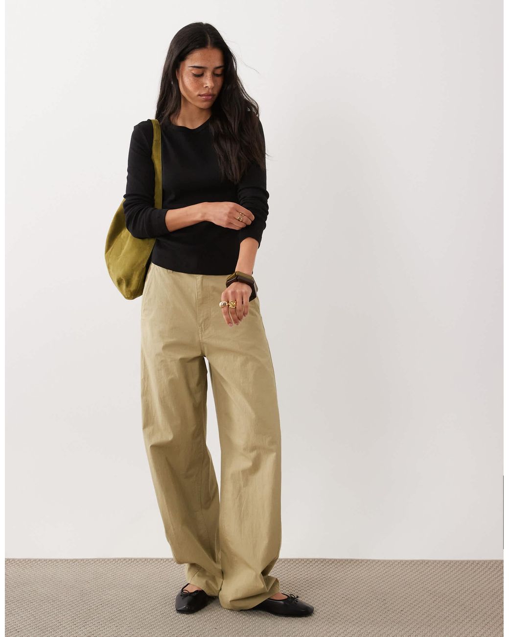 Mango Black Langarmoberteil
