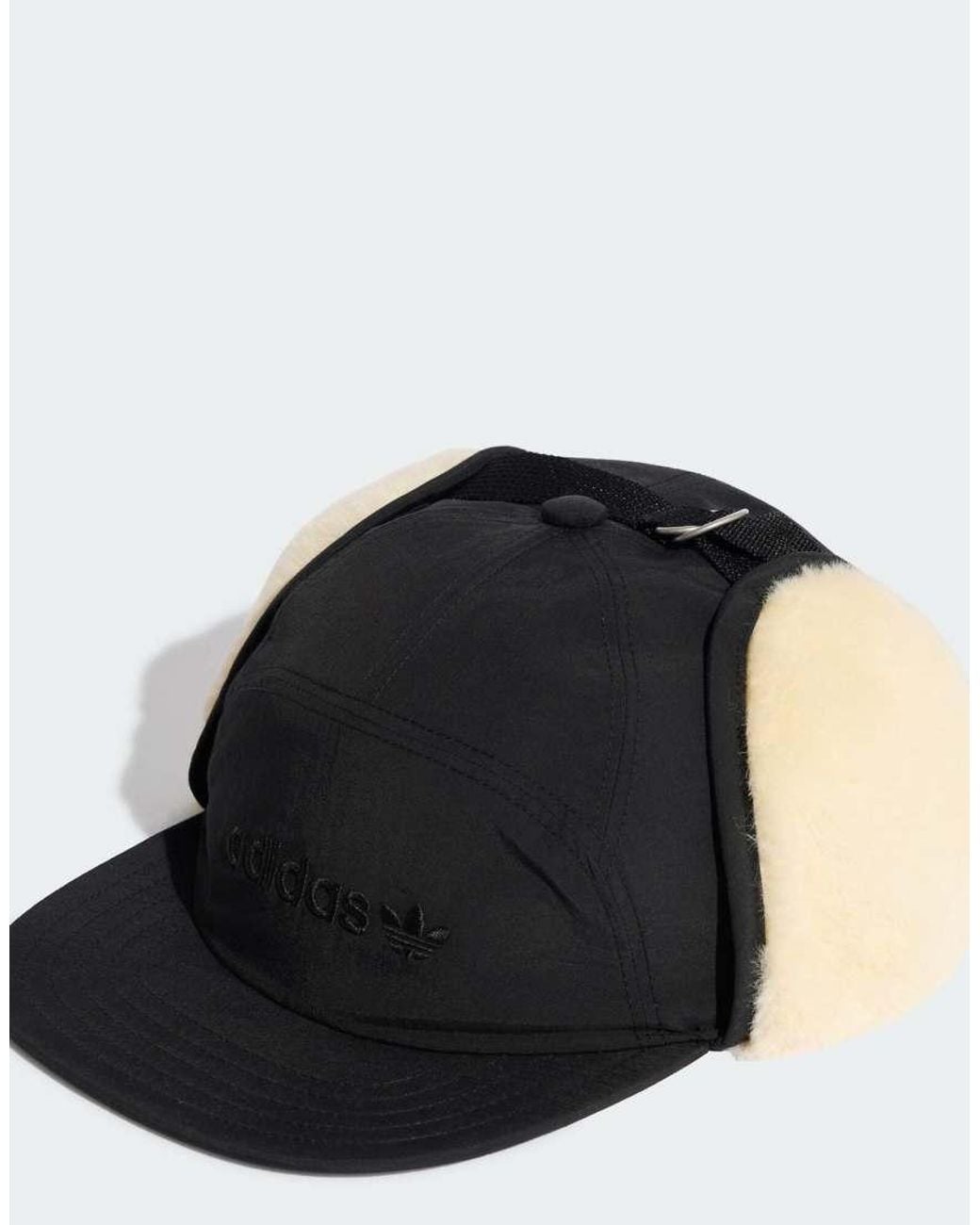 Adidas Originals Black Earflap Cap