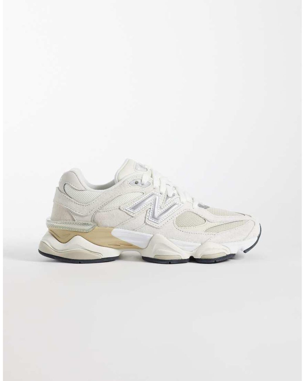 New Balance White 9060 Sneakers