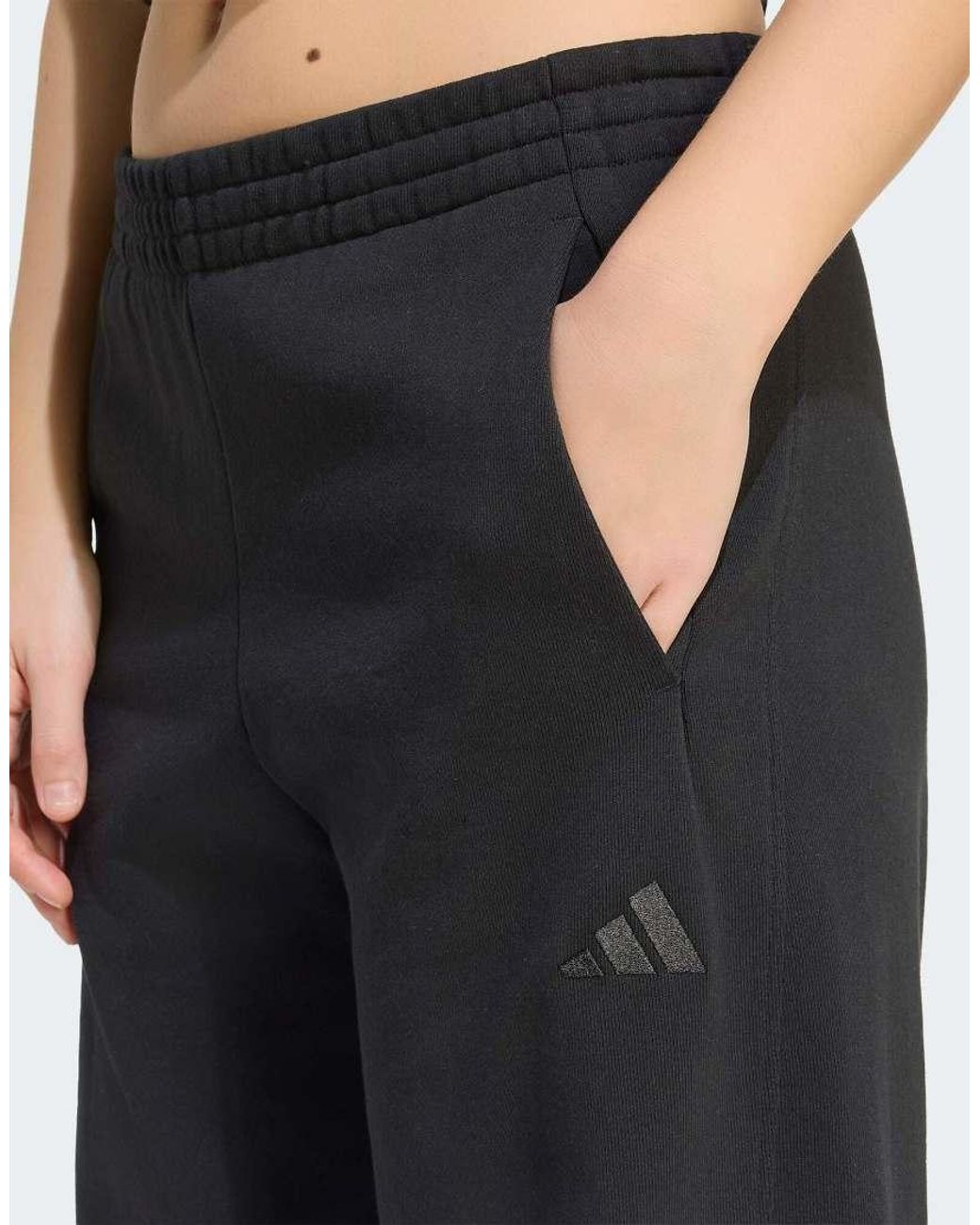 Adidas Originals Black Adidas Kit Small Logo Barrel Pant