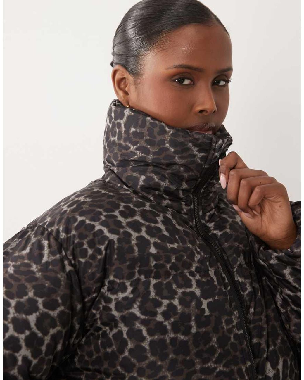 Brave Soul Black Puffer Jacket