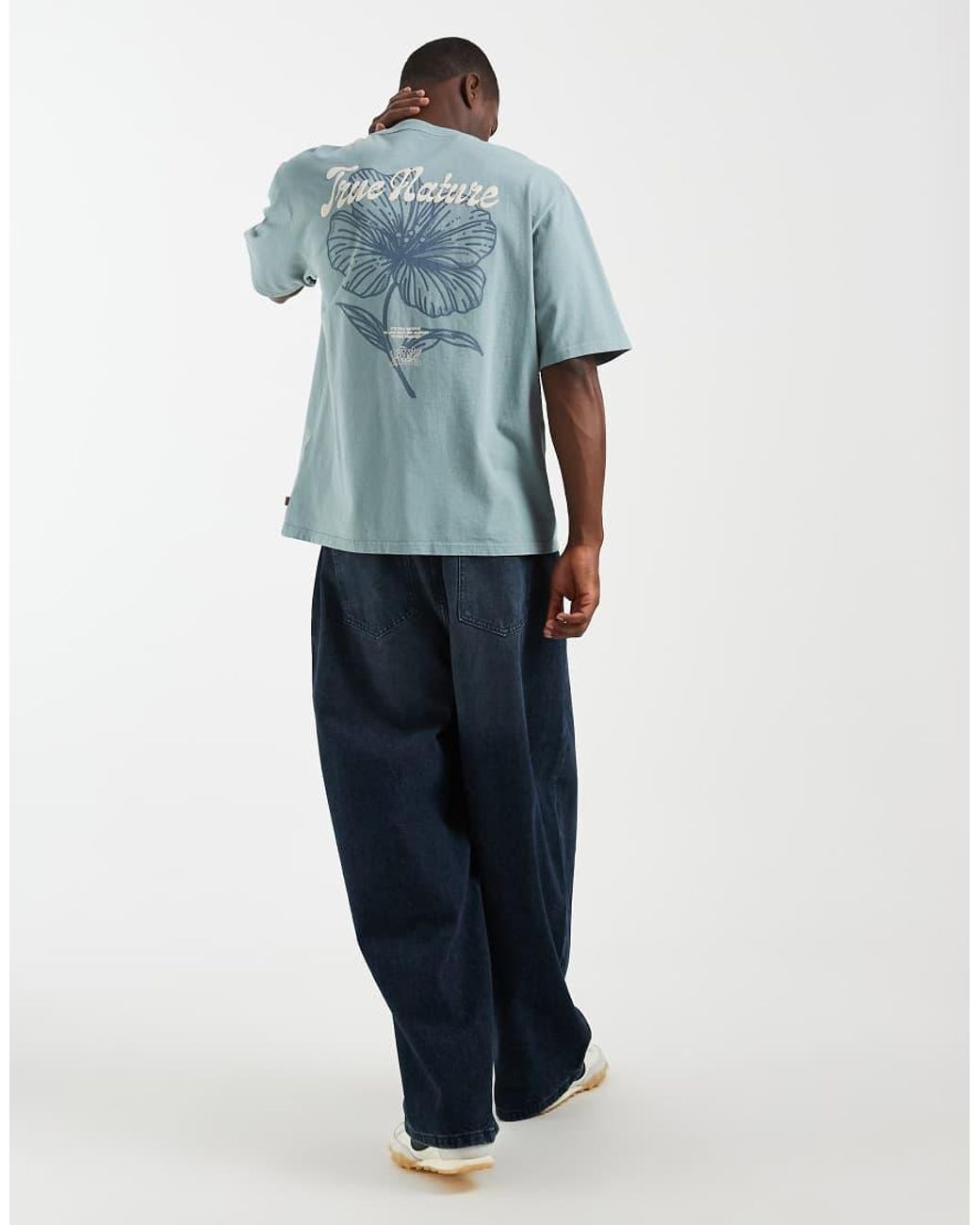Levi's Blue Back Graphic Oversized T-Shirt for men