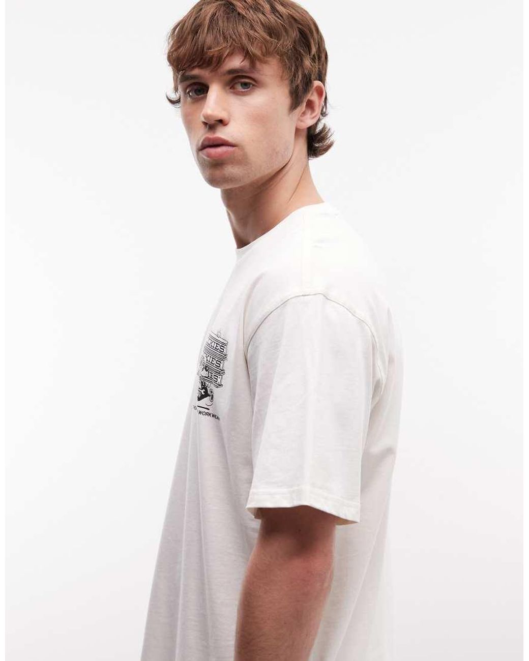 Dickies White Lynndyl Short Sleeve T-shirt for men