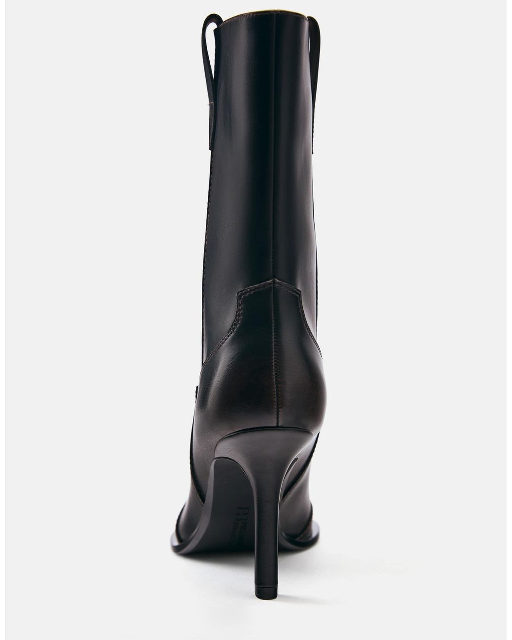 Pull&Bear Black Cowboystiefel mit absatz