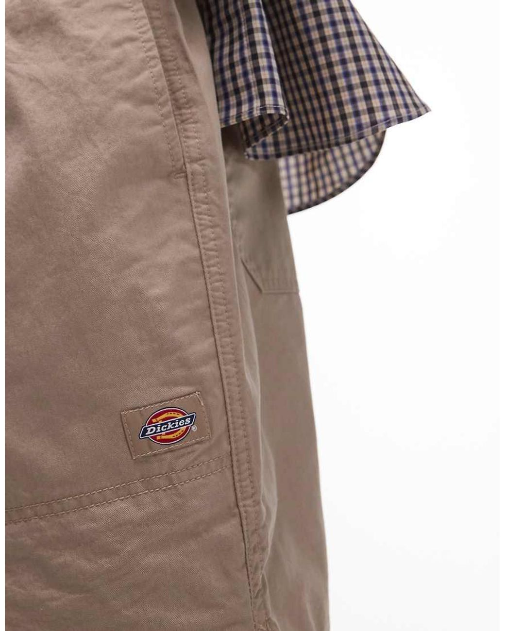 Dickies White Pelican Rapids Cotton Shorts for men