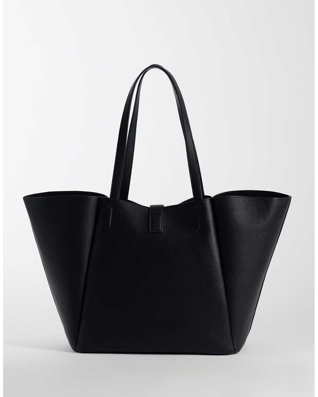Borsa Shopping Nera Con Ali E Lucchetto di ASOS in Black