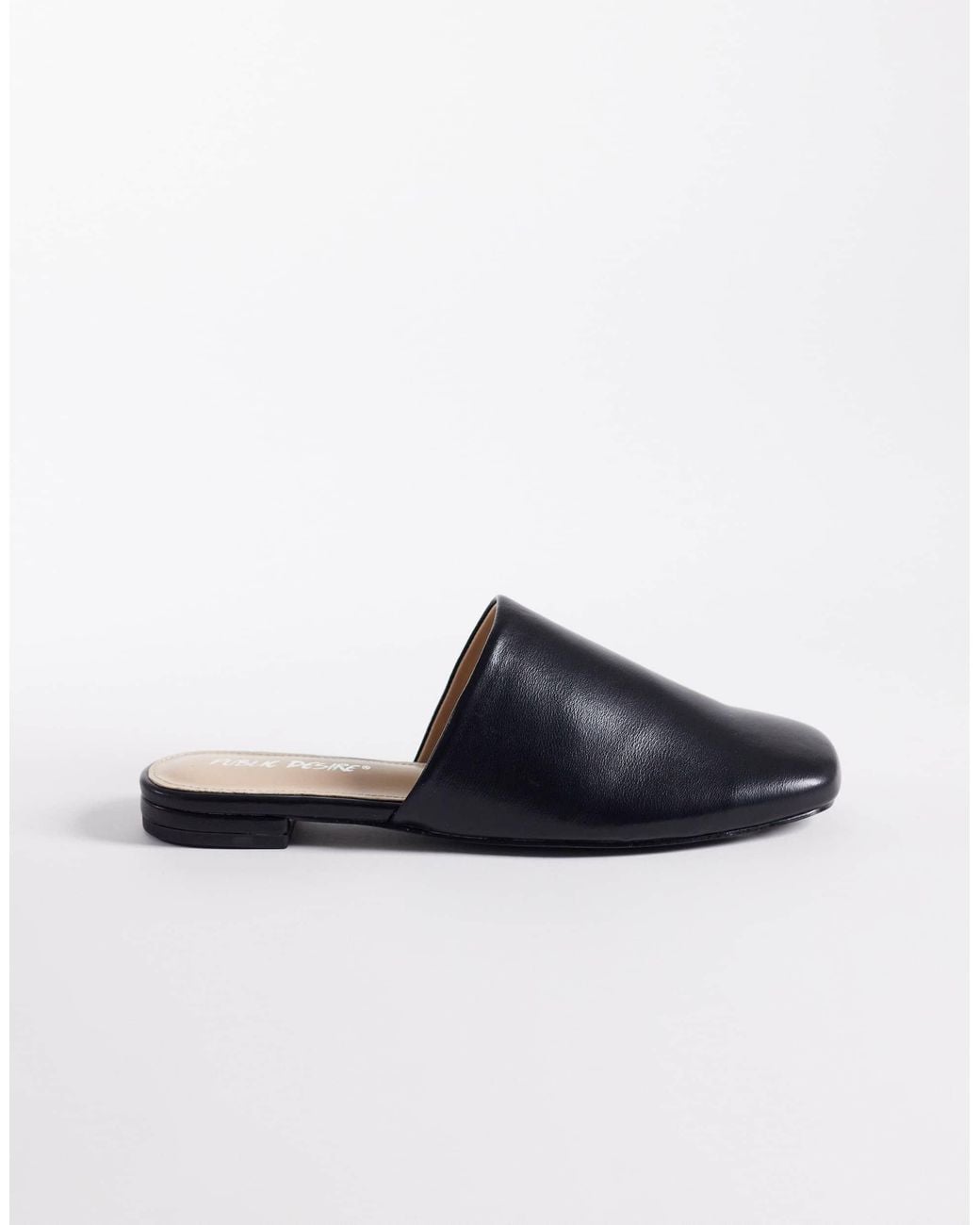 Public Desire Blue Emmi Flat Mules