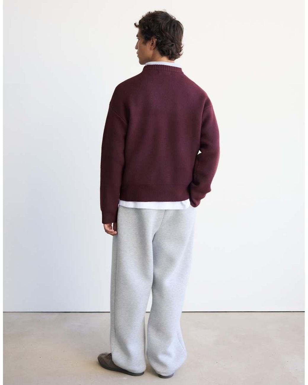 Pull&Bear Embroidered Jumper for men