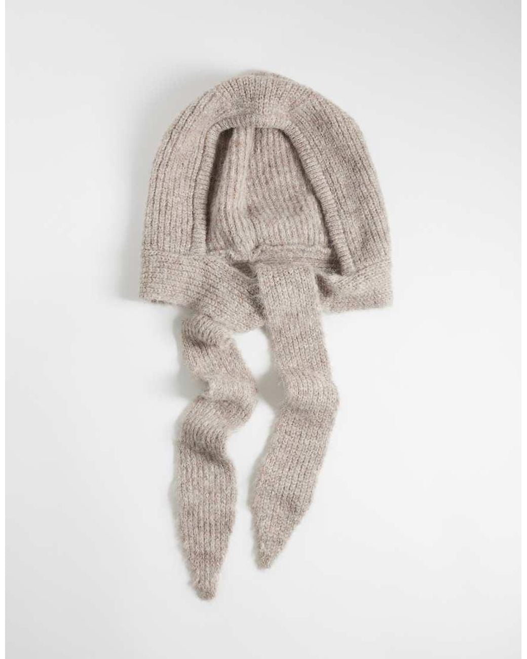 ASOS White Knitted Bonnet