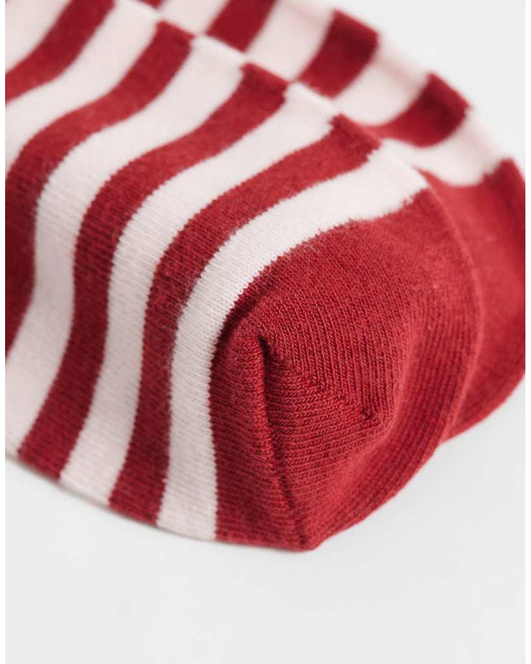 Hollister Red Holister Frill Edge Socks