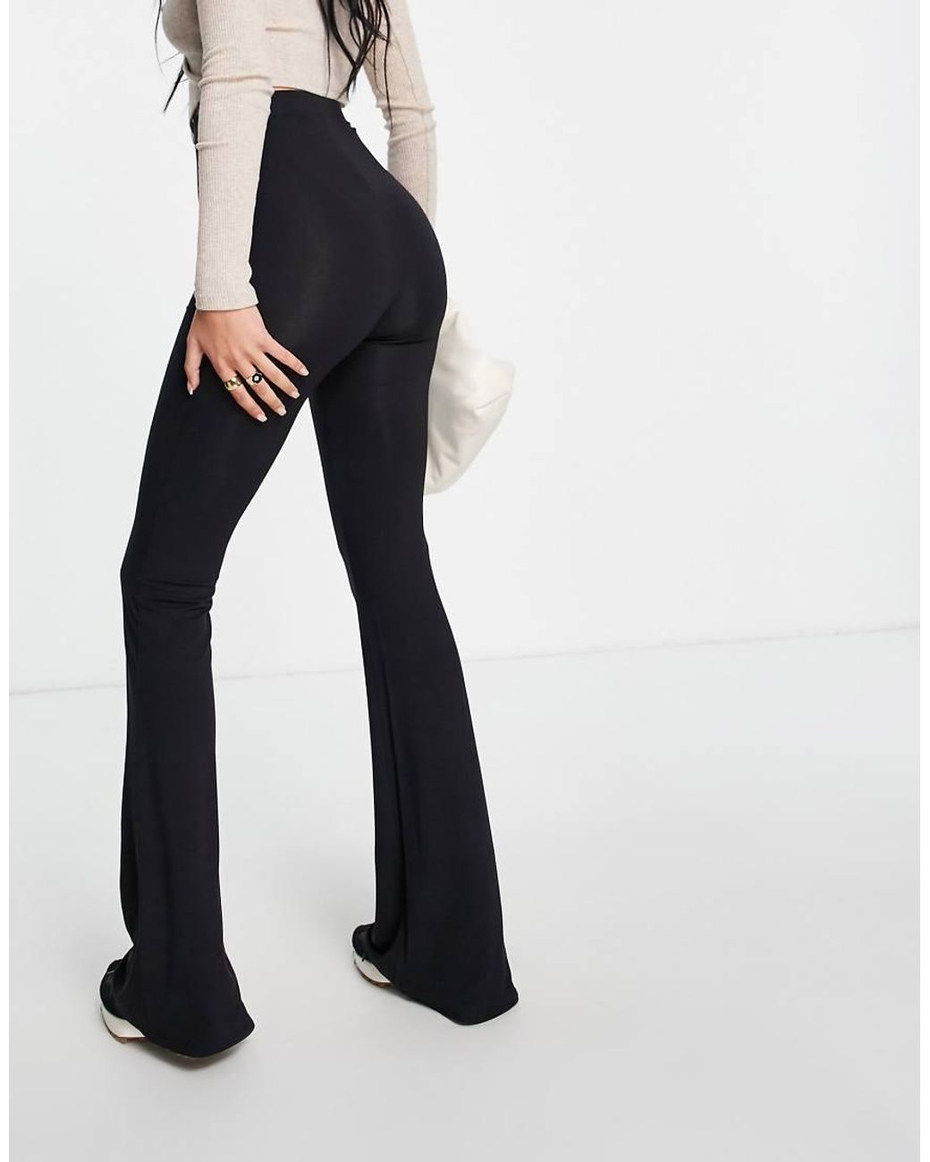 ASOS Black Asos Design Tall Kick Flare Trouser