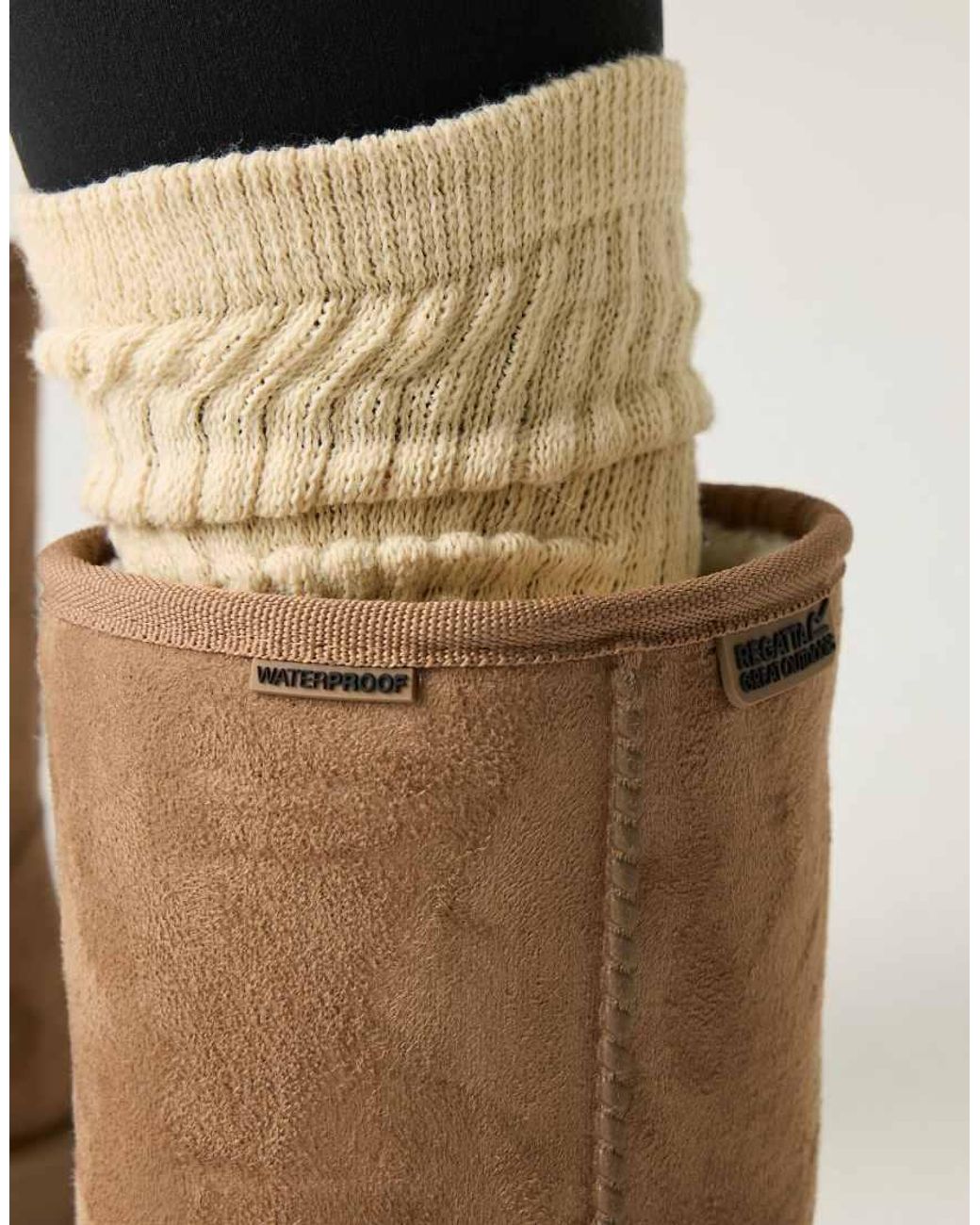 Regatta Brown Risley Mid Waterproof Snow Boots