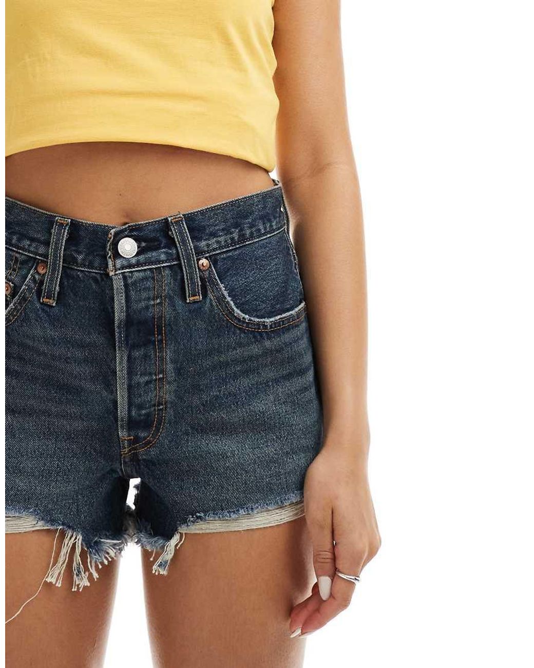 Levi's Blue 501 Original Denim Shorts