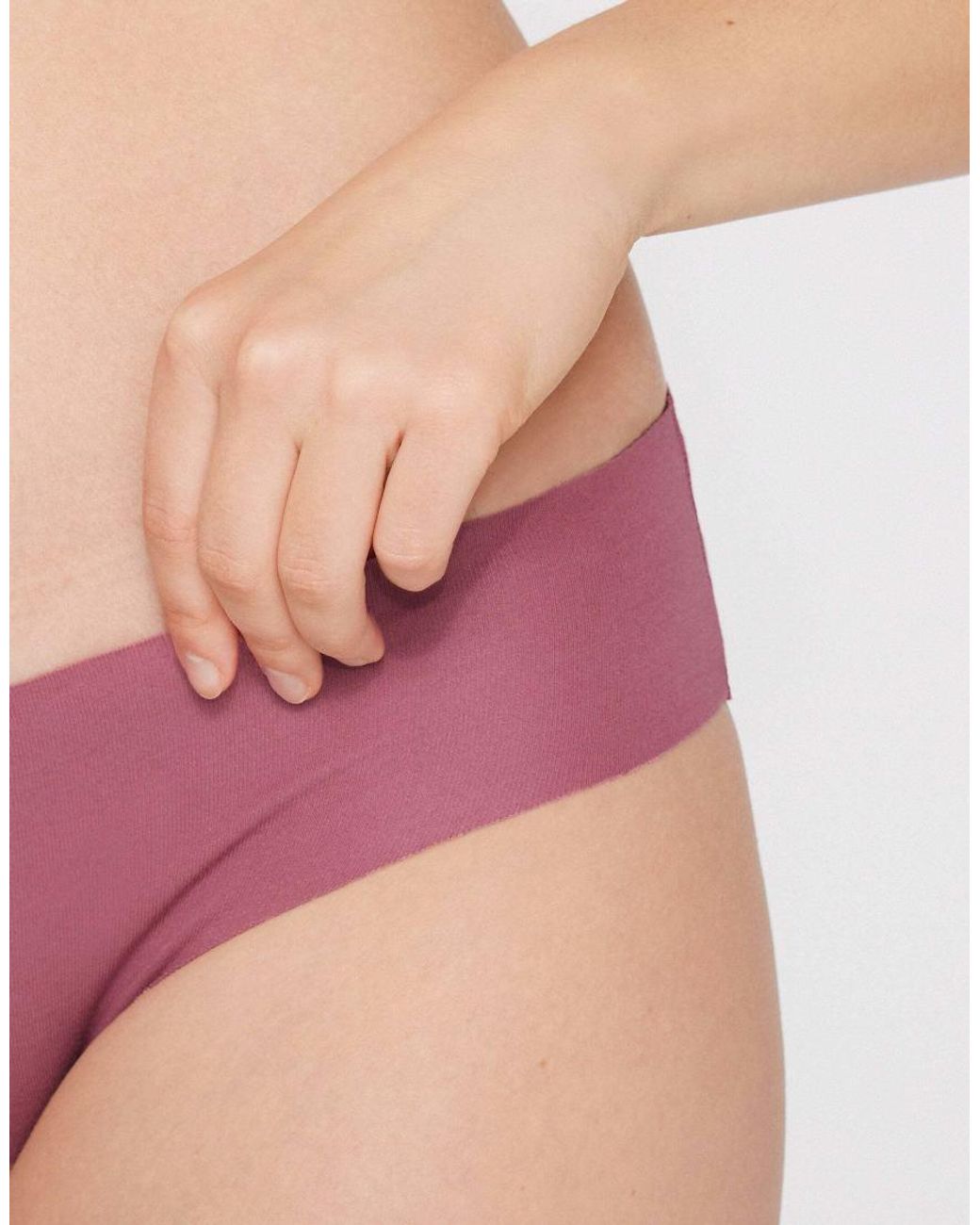 Tezenis Pink Seamless Cotton Knickers