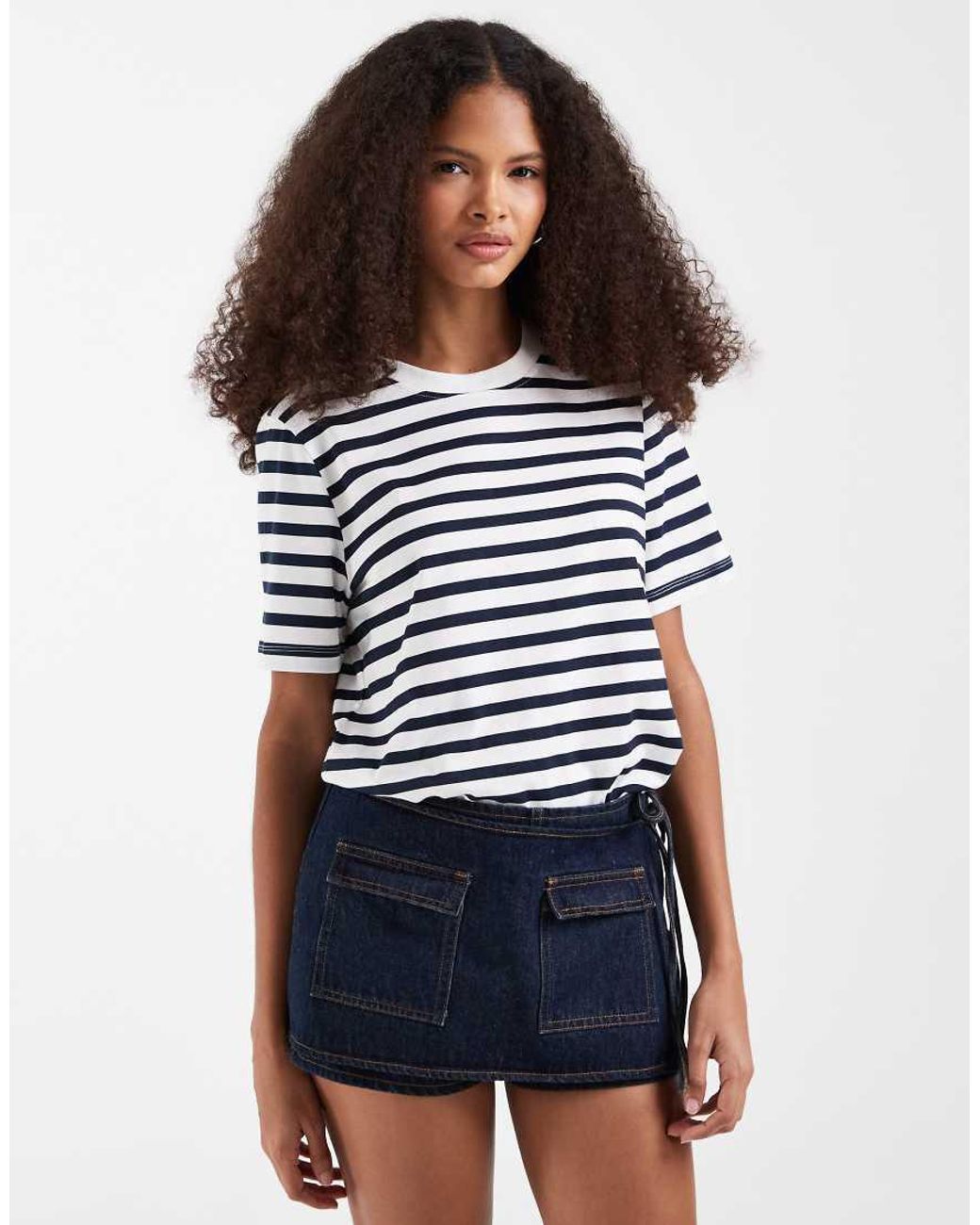Vero Moda White Boxy T-shirt