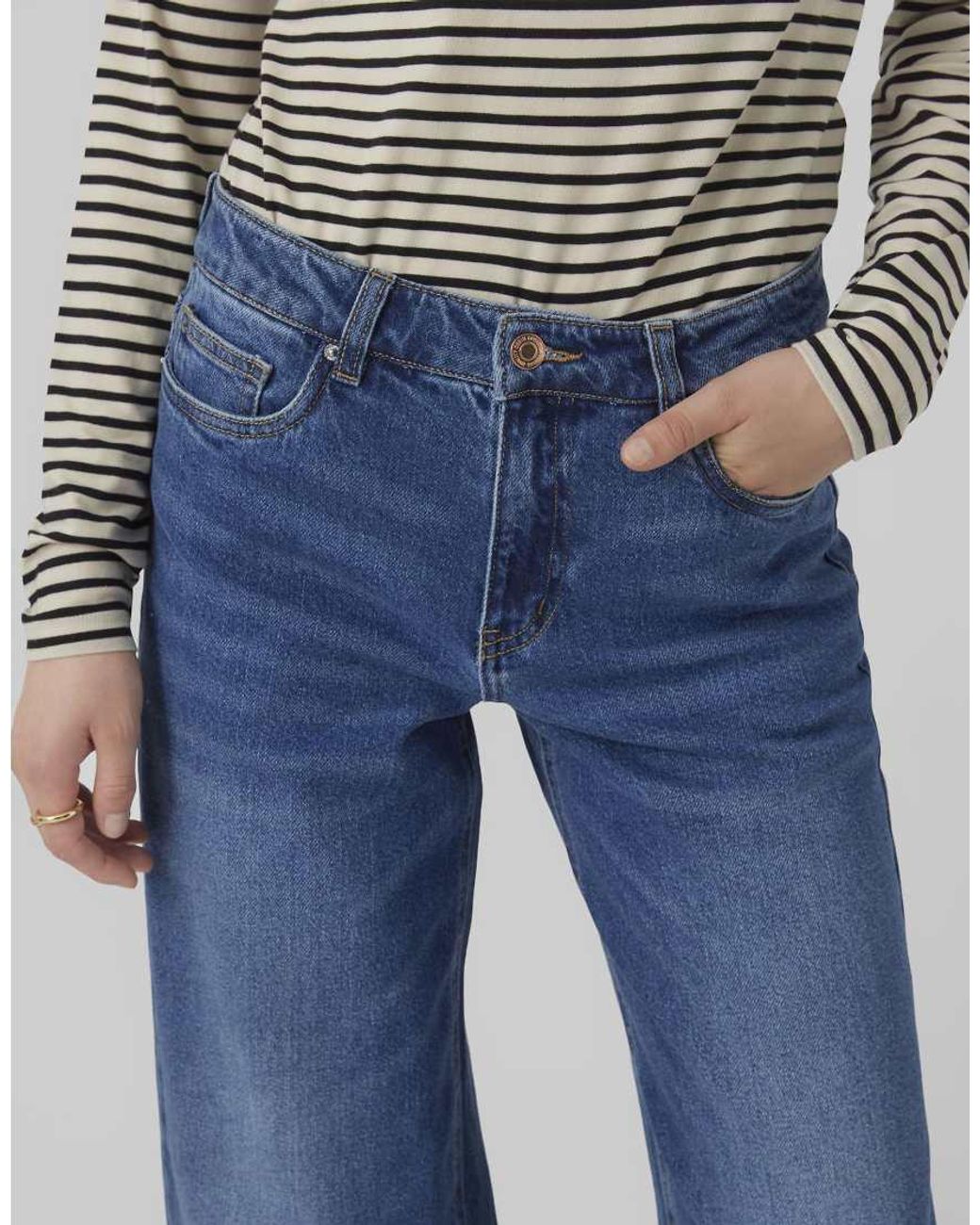 Vero Moda Blue Wide Fit Jeans